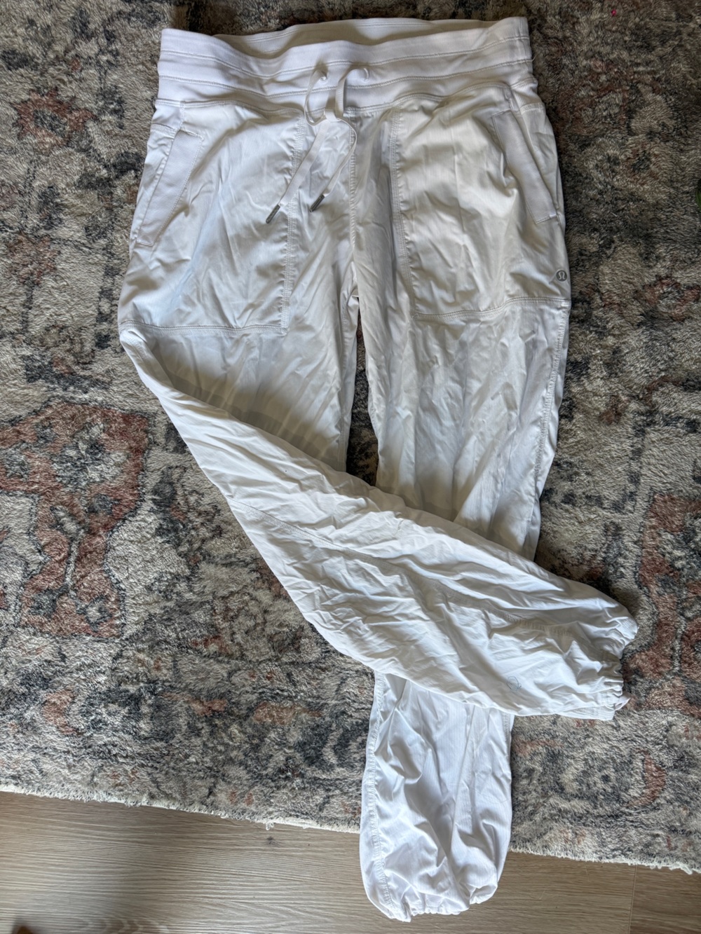 lululemon athletica white studio pants